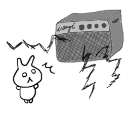Rabbit of the bandsman sticker #11843480