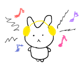 Rabbit of the bandsman sticker #11843481