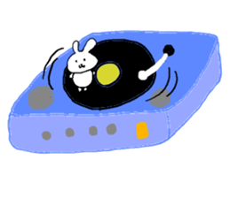 Rabbit of the bandsman sticker #11843483