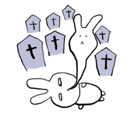 Rabbit of the bandsman sticker #11843499