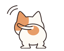 Animation!! Own pace cat guy sticker #11843733