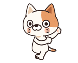 Animation!! Own pace cat guy sticker #11843734