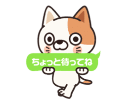 Animation!! Own pace cat guy sticker #11843739