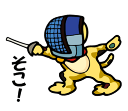 Mike-Maneki Plays Sports sticker #11843896