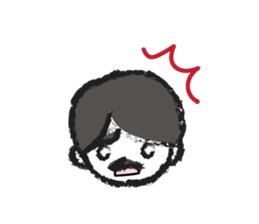 Cute gentleman with mustache sticker #11843920