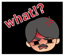 Cute gentleman with mustache sticker #11843941