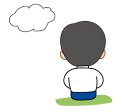 Cute gentleman with mustache sticker #11843946