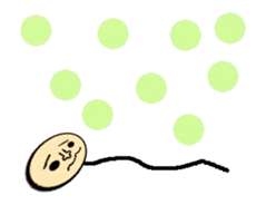 Micchi the moving euglena sticker #11844144