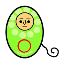 Micchi the moving euglena sticker #11844146