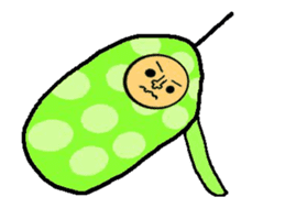 Micchi the moving euglena sticker #11844148