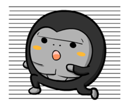 Moves gorilla sticker #11844285