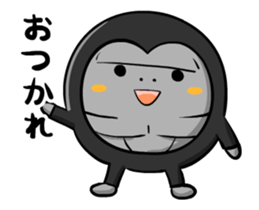 Moves gorilla sticker #11844286