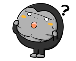 Moves gorilla sticker #11844292