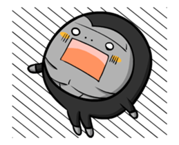 Moves gorilla sticker #11844295