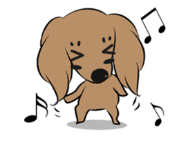 Dachshund!~Swing it sticker #11844496