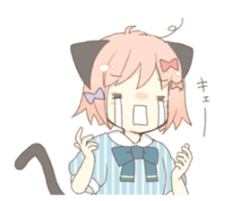 Cat ear girl Necoco part 5 sticker #11844761