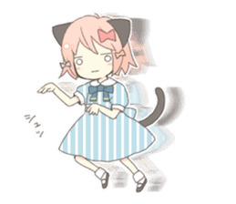Cat ear girl Necoco part 5 sticker #11844762