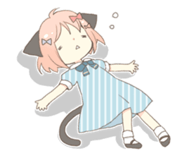 Cat ear girl Necoco part 5 sticker #11844765