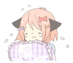 Cat ear girl Necoco part 5 sticker #11844769