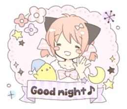 Cat ear girl Necoco part 5 sticker #11844773