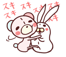 Child bear and Usagin 02 sticker #11845362