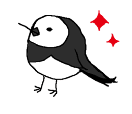 Ray's water wagtail sticker #11845374