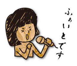 polite expression scrapbook sticker #11845476