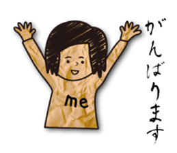 polite expression scrapbook sticker #11845478