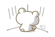 POM -Living with white bear- sticker #11846190