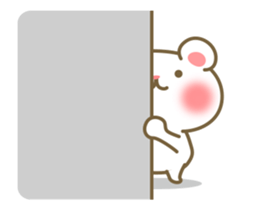 POM -Living with white bear- sticker #11846194