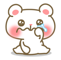 POM -Living with white bear- sticker #11846211