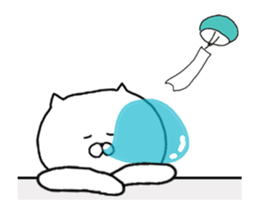 Summer Sticker of cat sticker #11846266