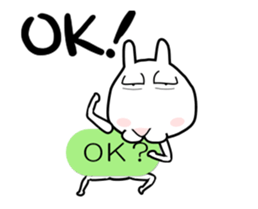 Rabbit of Big Eyelids Animation sticker #11846552