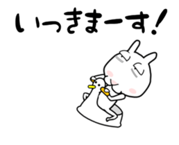 Rabbit of Big Eyelids Animation sticker #11846554