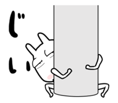 Rabbit of Big Eyelids Animation sticker #11846563