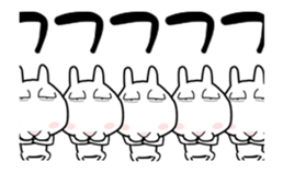 Rabbit of Big Eyelids Animation sticker #11846566