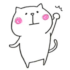 Pudding face cat sticker #11846709