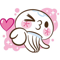 Clara the Jellyfish (Animated Stickers)