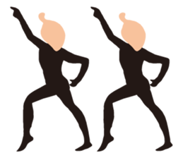 Action!Stockings Black Tights Man! sticker #11847331