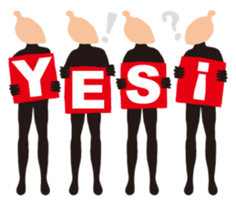 Action!Stockings Black Tights Man! sticker #11847334