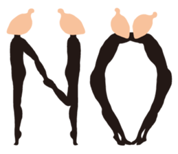 Action!Stockings Black Tights Man! sticker #11847335