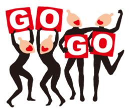 Action!Stockings Black Tights Man! sticker #11847337