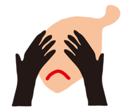 Action!Stockings Black Tights Man! sticker #11847340