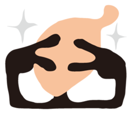 Action!Stockings Black Tights Man! sticker #11847350