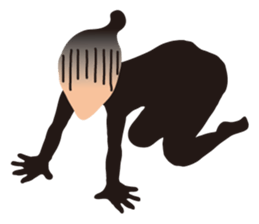 Action!Stockings Black Tights Man! sticker #11847354