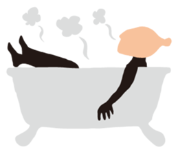 Action!Stockings Black Tights Man! sticker #11847359