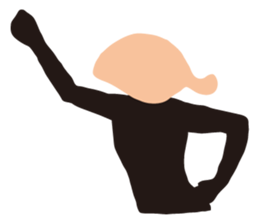 Action!Stockings Black Tights Man! sticker #11847361