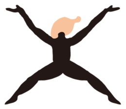 Action!Stockings Black Tights Man! sticker #11847362