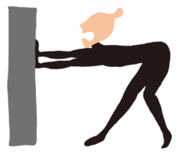 Action!Stockings Black Tights Man! sticker #11847364