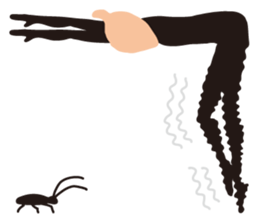 Action!Stockings Black Tights Man! sticker #11847365